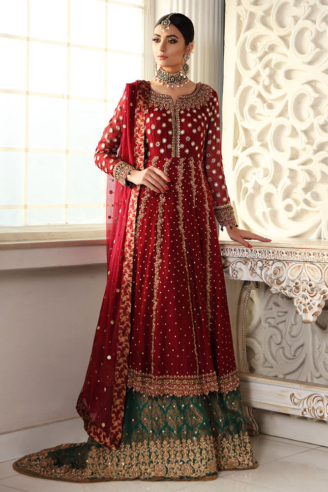 Pakistani Maria b Aisha Imran copy Latest Chiffon Emb wedding eid party wear 
