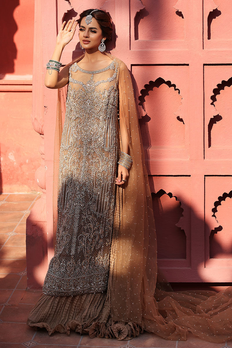 Buy Exquisite Printed Mirror Work Silk Long Gown Party Wear Online at Best  Price | Cbazaar
