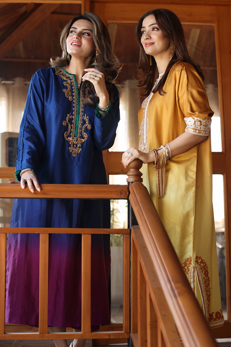 Picture of Amna (Yellow Ombre) Shirt and Pants