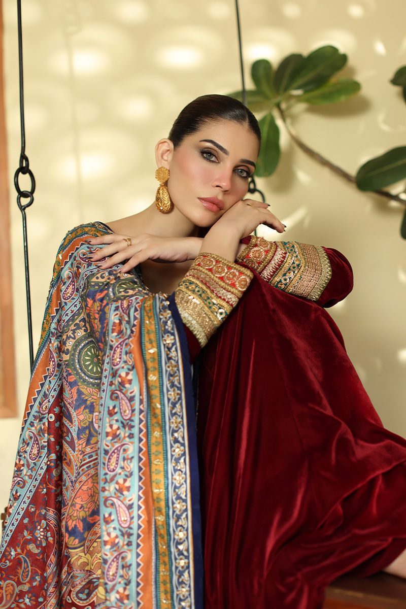 Picture of Maelin Velvet Shawl